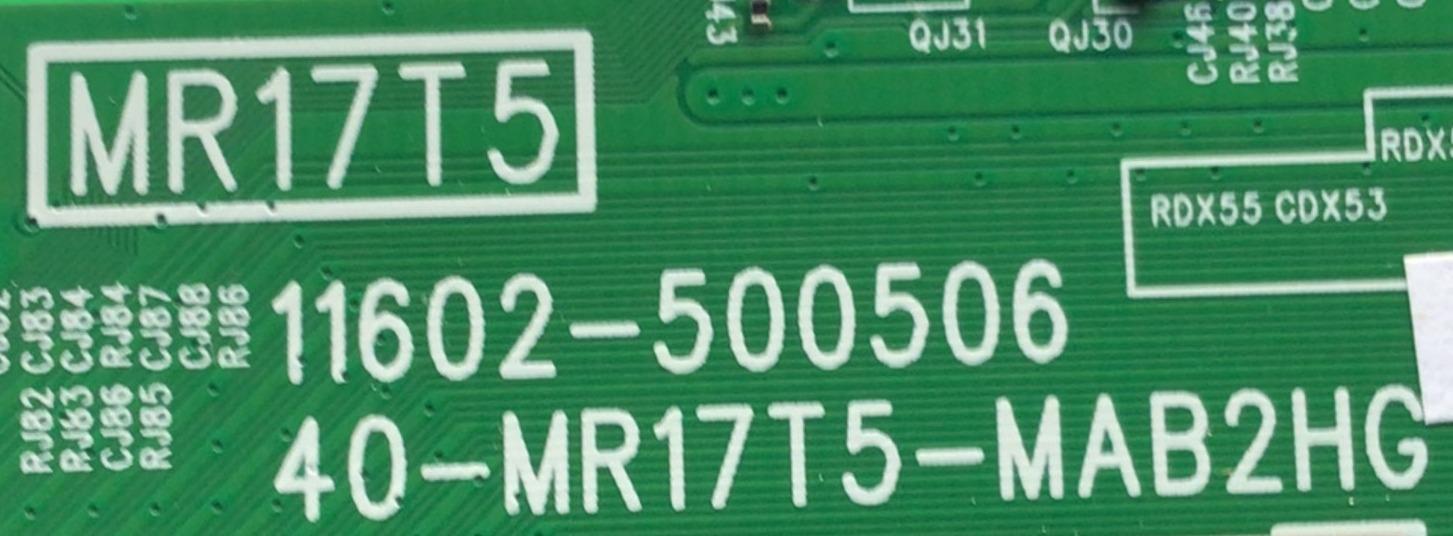 KIT DE TARJETAS PARA TV TCL ORIGINAL 4K UHD HDR / MAIN 30800-000498 / 40-MR17T5-MAB2HG / 30801-000465 / 11602-500506 / FUENTE 30805-000208 / 40-L17CW2-PWC1ZG / 11601-500073 / PANEL LVU650NDEL / ST6451D06-3 VER.2.1 / MODELOS 65S451 / 65S453 / 65S455 - Imagen 2